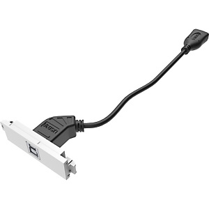 Vision TC3 USBB, USB, 1 module(s), USB 3.2 Gen 1 (3.1 Gen 1), Blanc, Acrylonitrile-Butadiène-Styrène (ABS), ISO 9001:2015 Vision TC3 USBB, USB, 1 module(s), USB 3.2 Gen 1 (3.1 Gen 1), Blanc, Acrylonitrile-Butadiène-Styrène (ABS), ISO 9001:2015