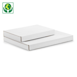 Vita brevpack med öppning på ovansidan och självhäftande stängning höjd 25mm Vita brevpack med öppning på ovansidan och självhäftande stängning höjd 25mm