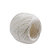VIVA Rotolo di spago - diametro 1 mm - lunghezza 90 m - fibra naturale titolo 2/6 - 100 gr - finitura candido cerato - bianco  - conf. 10 pezzi - 1