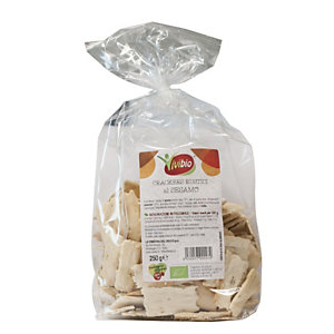 VIVIBIO Crackers rustici al sesamo Bio, 250 g