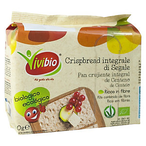 VIVIBIO Crispbread integrale di segale Bio, 200 g