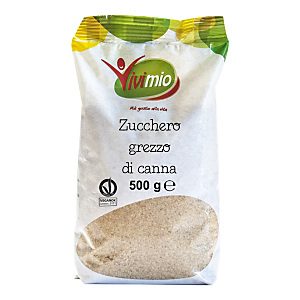VIVIBIO Linea Biologica Zucchero grezzo di canna, 500 gr VIVIBIO Linea Biologica Zucchero grezzo di canna, 500 gr