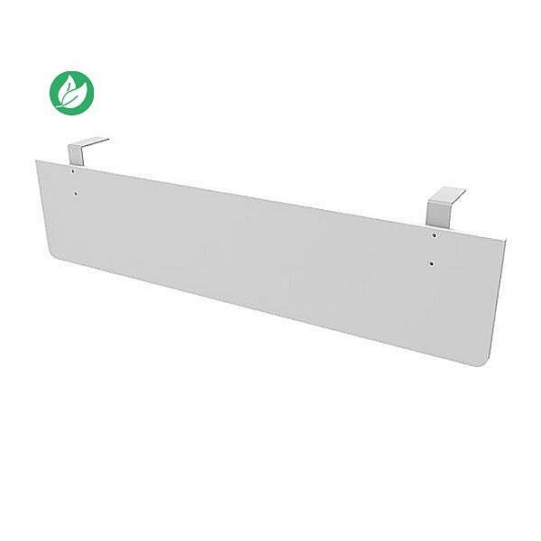 Voile de fond bureau direction E-link - H.33 cm - Blanc - Fixations Aluminium