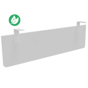 Voile de fond E-Link / Biospace pour bureau L.140 cm - Blanc - Fixations Blanches Voile de fond E-Link / Biospace pour bureau L.140 cm - Blanc - Fixations Blanches