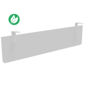 Voile de fond E-Link / Biospace pour bureau L.160 cm - Blanc - Fixations Blanches Voile de fond E-Link / Biospace pour bureau L.160 cm - Blanc - Fixations Blanches