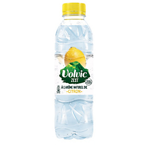 Volvic Zest Eau plate à l’arôme naturel de citron - Lot 24 bouteilles PET 50 cl