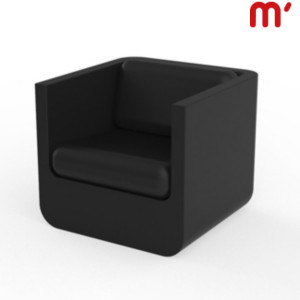 VONDOM Poltroncina da esterno ULM, 88 x 81 x 78 cm , Nero VONDOM Poltroncina da esterno ULM, 88 x 81 x 78 cm , Nero