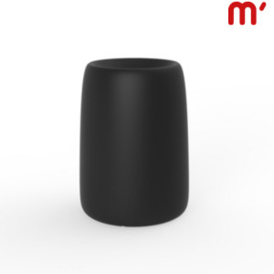 VONDOM Vaso da esterno Organic Redonda, Ø 51 x h 69 cm, Nero VONDOM Vaso da esterno Organic Redonda, Ø 51 x h 69 cm, Nero