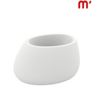 VONDOM Vaso da esterno Stone, 80 x 65 x 40 cm, Bianco VONDOM Vaso da esterno Stone, 80 x 65 x 40 cm, Bianco