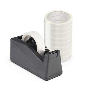 Voordeelpak 8 rollen bureautape + 1 bureau-afroller Voordeelpak 8 rollen bureautape + 1 bureau-afroller