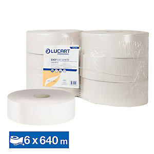 Voordelig toiletpapier 1-laags, set van 6 maxi rollen