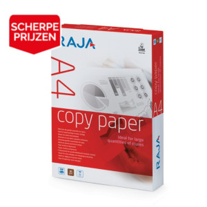 Voordelig wit papier Raja Copy A4 80g, 5 riemen van 500 vellen