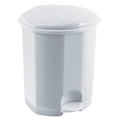 Voordelige plastic vuilnisbak met pedaal 18 L