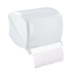 Voordelige Toiletpapier dispenser ABS wit voor rollen