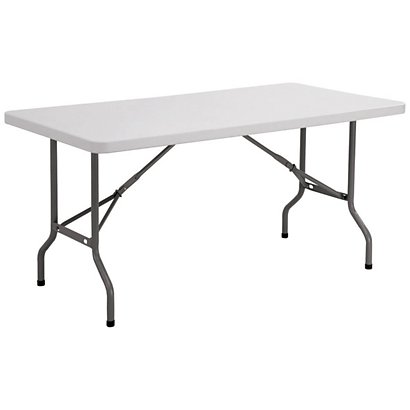 Vouwbare tafel in polyethyleen 122 x 61 cm - 1