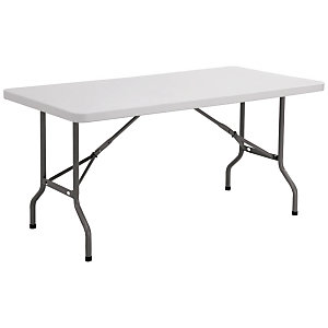 Vouwbare tafel in polyethyleen 152 x 76 cm