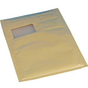 VP 100 Pochettes d'expédition à bulle d'air avec fenêtre, brun, 230x340mm VP 100 Pochettes d'expédition à bulle d'air avec fenêtre, brun, 230x340mm