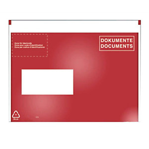 VP 250 pochettes porte-documents C5, fenêtre à gauche