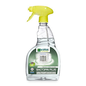 Le Vrai Spray détergent désinfectant Bactopin - Parfum Pin des landes - 750 ml