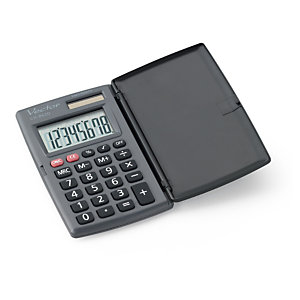 Vrecková kalkulačka s uzatvárateľným puzdrom