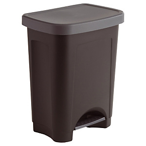 Vuilnisbak met pedaal Step 25 L zwart Vuilnisbak met pedaal Step 25 L zwart