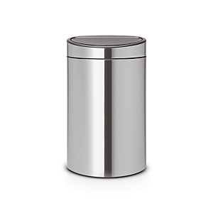 Vuilnisbak Touch Bin halve maan 40 L mat metaal Brabantia Vuilnisbak Touch Bin halve maan 40 L mat metaal Brabantia
