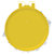 Vuilniszakhouder muurmodel Rossignol geel met deksel 110 L - 2