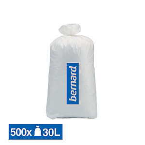 Vuilniszakken normaal afval Bernard wit 30 L, set van 500