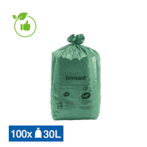 Vuilniszakken zwaar afval Green groen 30 L, set van 100