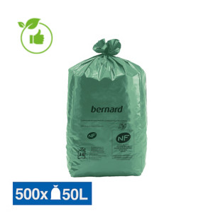 Vuilniszakken zwaar afval Green groen 50 L, set van 500