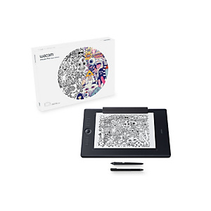 Wacom Intuos Pro Paper L South, Inalámbrico y alámbrico, 5080 líneas por pulgada, 311 x 216 mm, USB/Bluetooth, Pluma, Negro PTH-860P-S Wacom Intuos Pro Paper L South, Inalámbrico y alámbrico, 5080 líneas por pulgada, 311 x 216 mm, USB/Bluetooth, Pluma, Negro PTH-860P-S