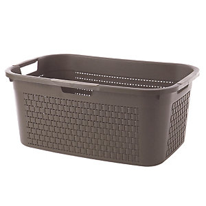 Wasmand Country donkergrijs 40 L