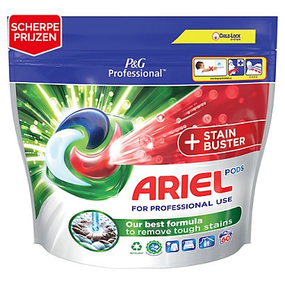 Waspods Ariel Professional All in 1 Ultra vlekkenverwijderaar, zakje van 60