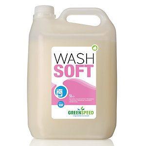 Wasverzachter Greenspeed Wash Soft bloemig fosfaatvrij 5 L