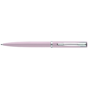 WATERMAN Allure Bolígrafo retráctil de punta de bola, punta mediana, cuerpo color rosa pastel, lacado, tinta azul, caja de regalo