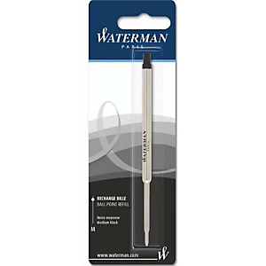 WATERMAN Blister 1 recharge bille moyenne coloris Noir WATERMAN Blister 1 recharge bille moyenne coloris Noir