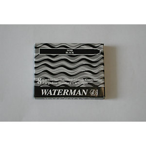 Waterman Cartucho de tinta para estilográfica, tinta azul