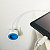 Watt & Co Chargeur universel mural USB pour smartphone et tablette avec câble 3 en 1 rétractable - Bleu - 4