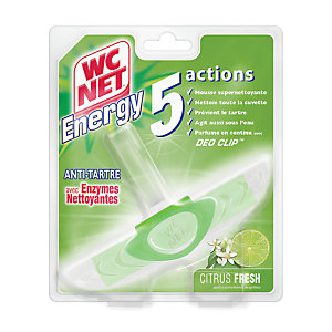 WC NET ENERGY Bloc WC anti-tartre formule 5 actions WC Net Energy Citrus Fresh