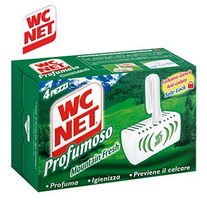 WC NET Profumoso Tavoletta solida per WC, Mountain Fresh (confezione 4 pezzi) - 1