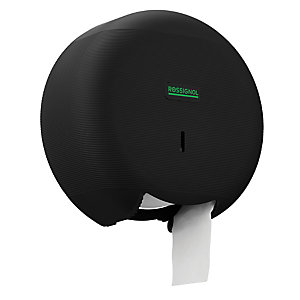 Wc-papierdispenser 200m ø 40 - 100% gerecyclede ABS - Eclipse Green, mat zwart