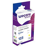 Wecare Cartuccia inkjet rigenerata compatibile con BROTHER LC123 Y, Giallo, Pacco singolo Wecare Cartuccia inkjet rigenerata compatibile con BROTHER LC123 Y, Giallo, Pacco singolo