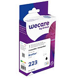 Wecare Cartuccia inkjet rigenerata compatibile con BROTHER LC223 BK, Nero, Pacco singolo Wecare Cartuccia inkjet rigenerata compatibile con BROTHER LC223 BK, Nero, Pacco singolo