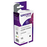 Wecare LEX 16, 10N0016E, Cartucho de Tinta remanufacturado, compatible con LEXMARK, Negro Wecare LEX 16, 10N0016E, Cartucho de Tinta remanufacturado, compatible con LEXMARK, Negro