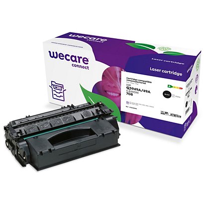 Wecare Toner rigenerato compatibile con HP 49A, Q5949A, Nero, Pacco singolo