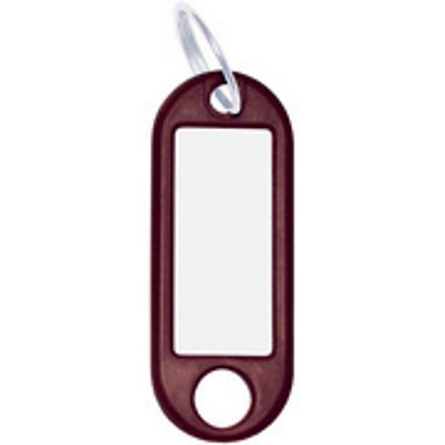 WEDO Porte-clés avec anneau, diamètre: 18 mm, rouge - 1