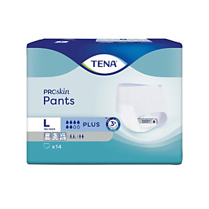 Wegwerpslips Tena Expert Pants Plus,brede maat, pakje van 14
