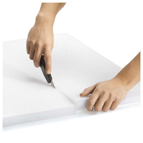 Weisse Schaum-Platten (mittlere Dichte), 300 x 200 mm, 2,5 cm Stärke - 3