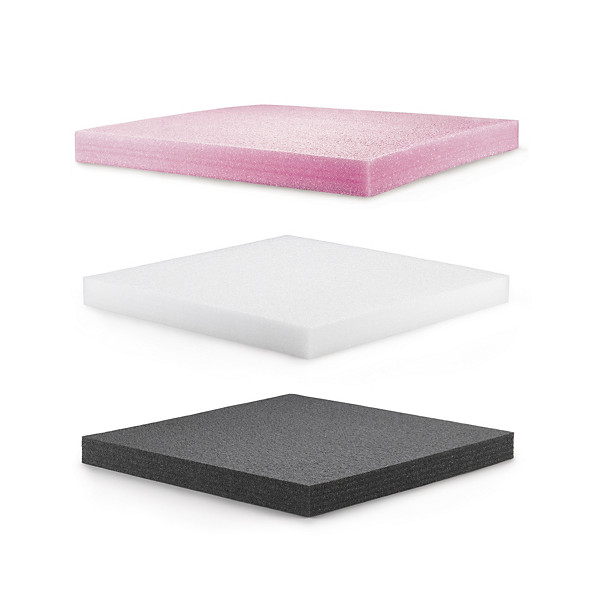 Weisse Schaum-Platten (mittlere Dichte), 300 x 200 mm, 2,5 cm Stärke - 1