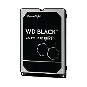 Western Digital Black, 2.5'', 1000 GB, 7200 RPM WD10SPSX